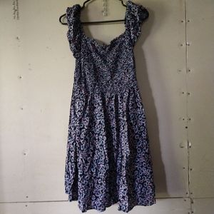 Mini off the shoulder summer dress